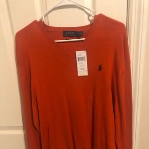 Orange Polo Sweater